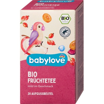 babylove bio ovocný čaj 20 x 2 g