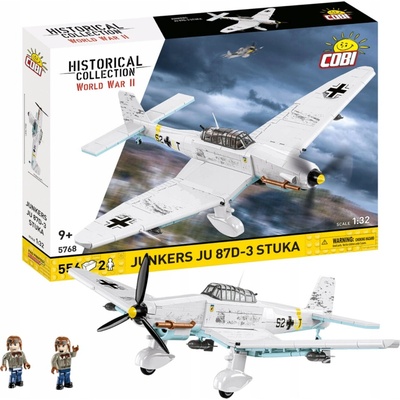 COBI 5768 World War II Nemecký strmhlavý bombardér Junkers JU-87D-3 Stuka 1:32
