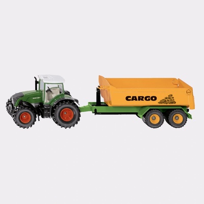 Siku Farmer Traktor Fendt s vyklápacím prívesom 1:50
