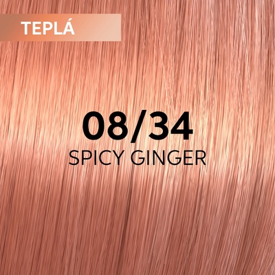 Wella Shinefinity Zero Lift Glaze Warm 08/34 Warm Spicy Ginger 60 ml