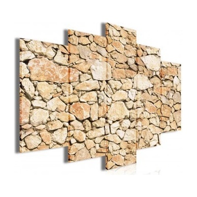 Obraz na plátne viacdielny - OB3501 - Kamenná stena 100cm x 60cm - S17