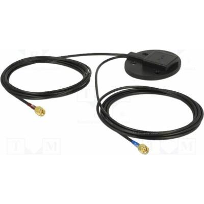 NAVILOCK 89489 Anténa: automobilová; GNSS,GSM,LTE,UMTS; vidlice; SMA; 2m; černá – Hledejceny.cz