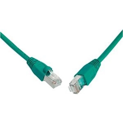 Solarix 28451009 patch, CAT5E SFTP PVC, 10m, zelený