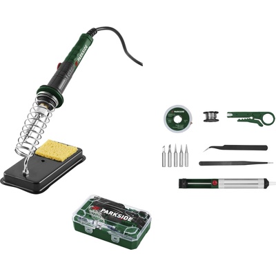 Parkside® Spájkovacia súprava PLK 60 B1, 15-dielna (100411322)