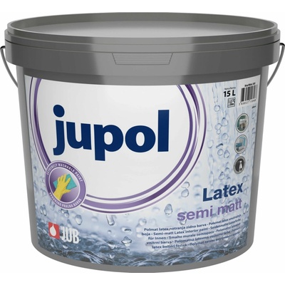JUB JUPOL Latex semi matt 15 l Biela