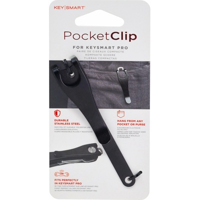 Klíčenka KeySmart Pocket Clip černý