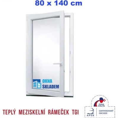 ERKADO 800 x 1400 mm bílé otevíravé i sklopné levé – Hledejceny.cz