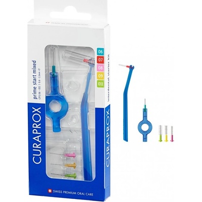 Curaprox CPS 06 - 011 Prime Start mix mezizubní kartáčky 5 ks + držáky 2 ks – Hledejceny.cz