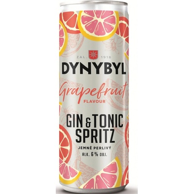 Dynybyl Gin Originál a Tonic 6% 0,25 l (plech) – Hledejceny.cz
