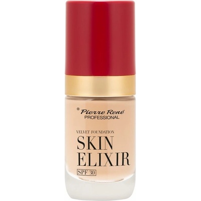 Pierre René Velvet Effect zamatový make-up SPF 30 no. 04 Warm Nude 25 ml