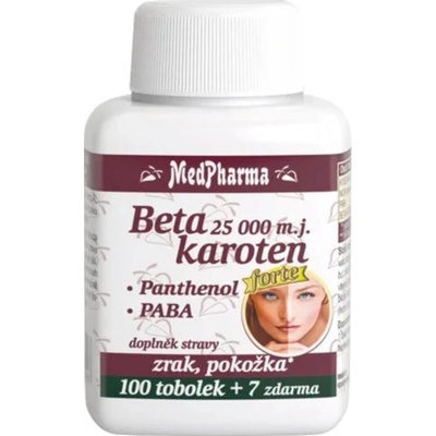 MedPharma Beta karoten 25 000 m.j. 107 tobolek – Hledejceny.cz