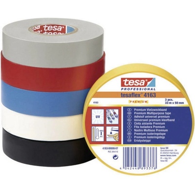 Tesa Tesaflex Premium 04163-00006-07 Izolačná páska 33 m x 50 mm čierna 1 ks