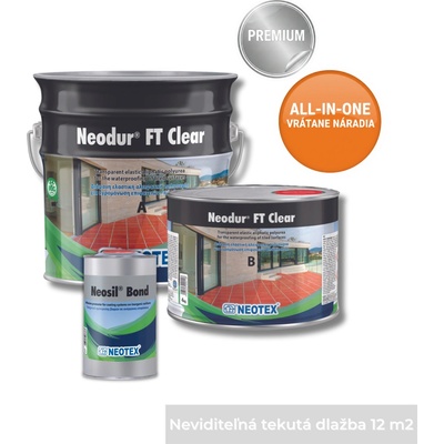 IZOLUJ.TO Zostava: Neviditeľná tekutá dlažba – PREMIUM (All-in-One s náradím)