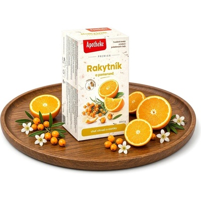 Apotheke Rakytník a pomeranč 20 x 2 g