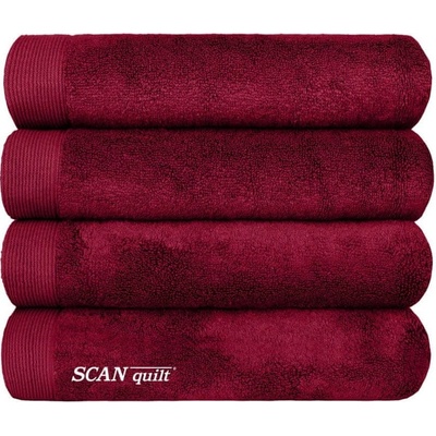 SCANquilt Uterák froté MODAL SOFT vínová 15x21 žinka na umývaniecm