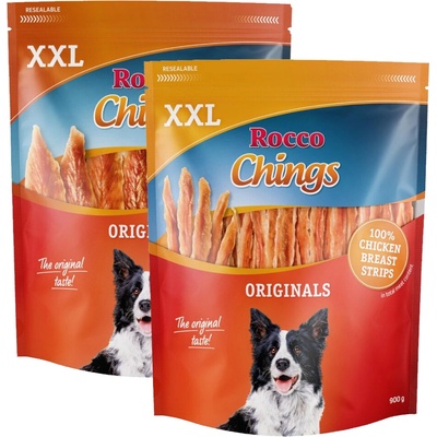 Rocco Chings XXL Pack Sušená kuřecí prsa 2 x 900 g