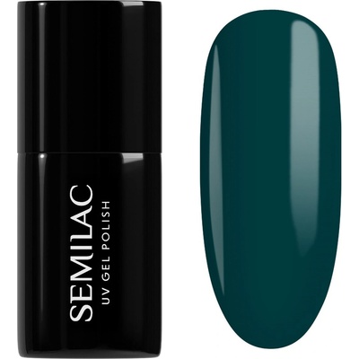Semilac UV Hybrid Winter Collection gelový lak na nehty s použitím UV/LED lampy odstín 606 Cool Green 7 ml