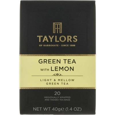TAYLORS OF HARROGATE zelený čaj s citrónem 20 vreciek