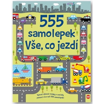 555 samolepek Vše co jezdí