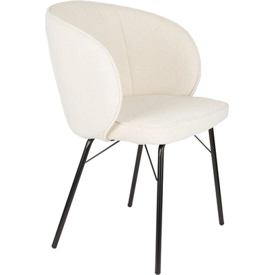 White Label Living Bílá čalouněná JOA