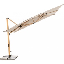 DOPPLER Slnečník DOPPLER ALU WOOD XL 400x300 cm 820 prírodná