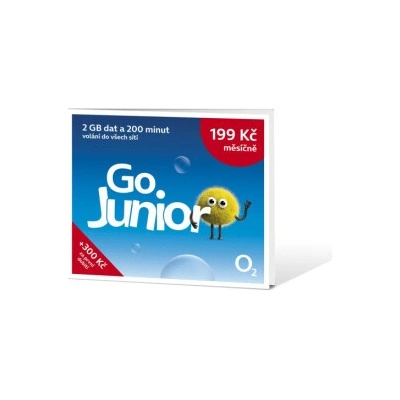 O2 Předplacená karta Go Junior, SMALLPGO.0XX2G51