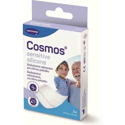 Cosmos sensitive silicone ultra jemná 6 x 10 cm 5 ks