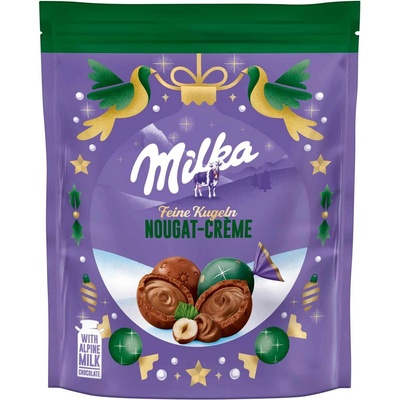 Milka jemné kuličky nugátový krém 90 g