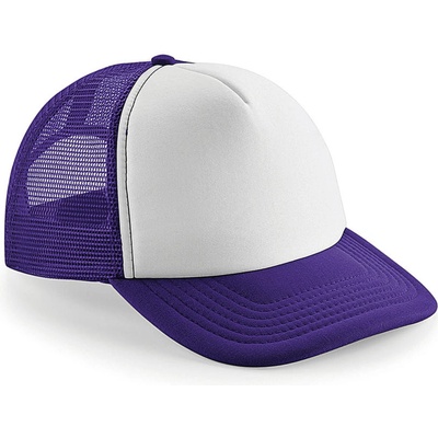 Beechfield Vintage Snapback Trucker fialová