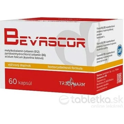 Bevascor B12 B6 Kyselina listová 60 kapsúl