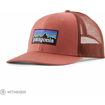 Patagonia P-6 Logo Trucker Hat potters red