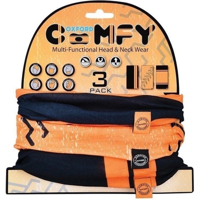 Comfy nákrčníky Harley Davidson colors Oxford sada 3 ks