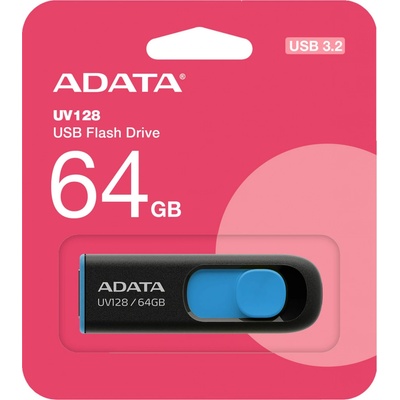 ADATA DashDrive UV128 64GB AUV128-64G-RBE