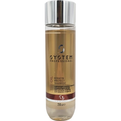 System Professional Šampon s keratinem LuxeOil Keratin (Protect Shampoo) Objem: 250 ml