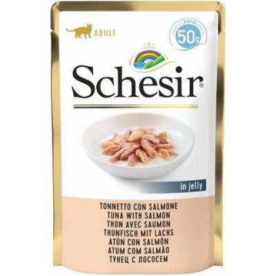 Schesir Cat Adult Tuna & Salmon in Jelly 50 g