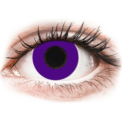 Gelflex CRAZY LENS - Solid Violet - nedioptrické jednodenní 2 čočky – Hledejceny.cz