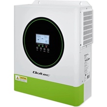 Qoltec Hybridní solární invertor bez napájení 3500 W 100A 24V MPPT Sinus Možnost Wi-Fi Účiník 1,0