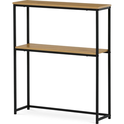 Autronic Konzolový stolek s policí 70x20x82 cm dekor dikový dub