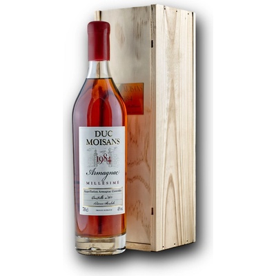 DUC Moisans Millesimé 1984 Armagnac 40% 0,7 L (kazeta)