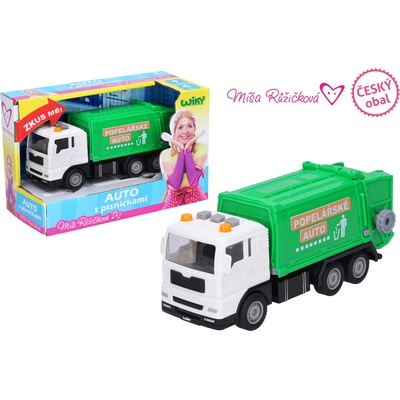 Wiky Vehicles Auto popelářské s efekty 17 cm český obal