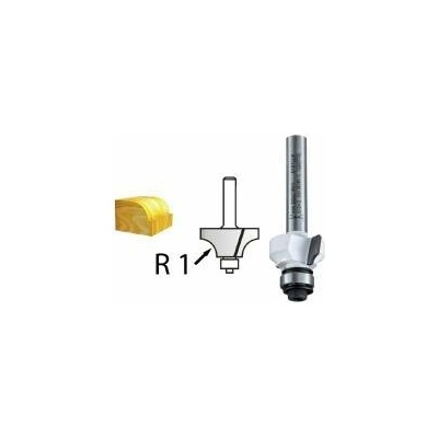 Zaoblovací fréza s ložiskem stopka 12mm, 50,8x25,4x75mm, Makita D-48561