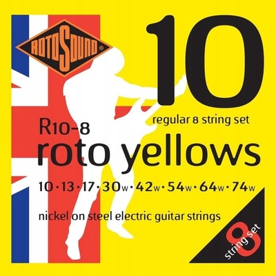 Rotosound R10 8 Roto Yellows