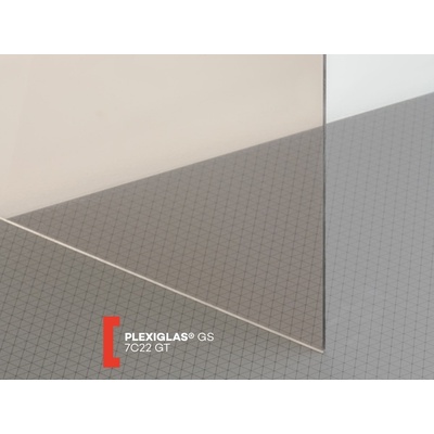 Röhm Plexisklo Plexiglas GS 8 mm 7C22 propustnost 56% 2030 x 3050 mm hnědé kouřové 1 ks