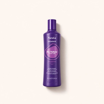 Fanola Wonder No Yellow Extra Care Shampoo šampon pro neutralizaci žlutých tónů 350 ml