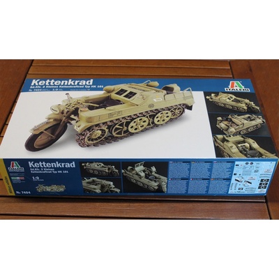 Italeri Model Kit Sd.Kfz.2 Kettenkraftrad military 7404 1:9