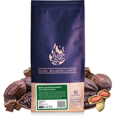 Coffee On Fire BRASIL SANTOS NY2 scr. 17/18 Fine Cup s.s. COOXUPE 100% Arabika zrnková 0,5 kg