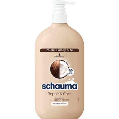 Schauma Repair & Care šampón na poškodené a suché vlasy 750 ml