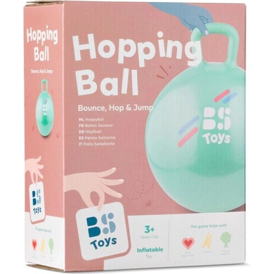 BS Toys Skákacia lopta zelená