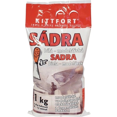 Kittfort Sádra bílá - modelářská Varianta: Kittfort Sádra bílá - modelářská 1 kg