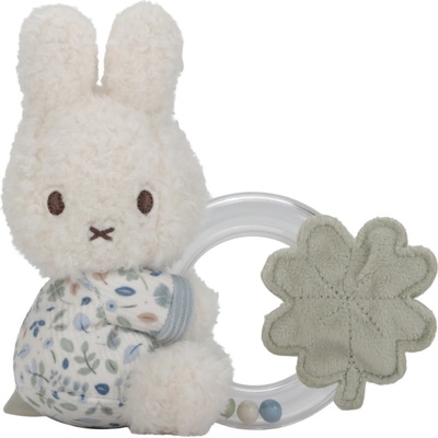 Little Dutch Chrastítko s korálky králíček Miffy Lucky Leaves